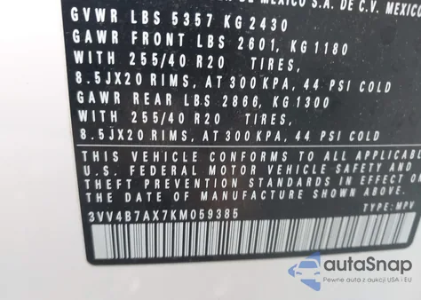 2019 Volkswagen Tiguan 2.0T Sel Premium/2.0T Sel Premium R-Line z USA, uszkodzony, nr VIN 3VV4B7AX7KM059385